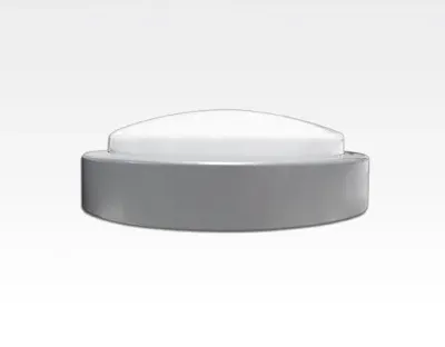 3W LED Wand/Deckenleuchte grau rund Tageslicht Weiß / 6000-6500K 135lm 230VAC IP65 120Grad — Bild 6