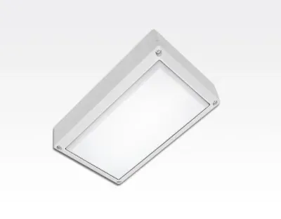 9W LED Wand/Deckenleuchte weiss rechteckig Tageslicht weiß / 6000-6500K 405lm 230VAC IP54 120Grad -Ausstellungsstück mit kleinen Schönheitsfehler — Bild 3