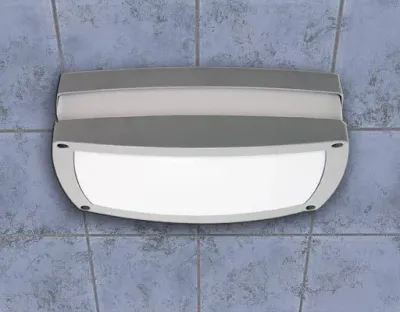 10W LED Wand/Deckenleuchte grau rechteckig Tageslicht Weiß / 6000-6500K 450lm 230VAC IP54 120Grad — Bild 2