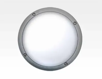 10W LED Wand/Deckenleuchte anthrazit rund Warm Weiß / 2700-3200K 450lm 230VAC IP54 120Grad — Bild 5