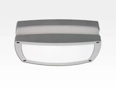 10W LED Wand/Deckenleuchte anthrazit rechteckig Warm Weiß  / 2700-3200K 450lm 230VAC IP54 120Grad