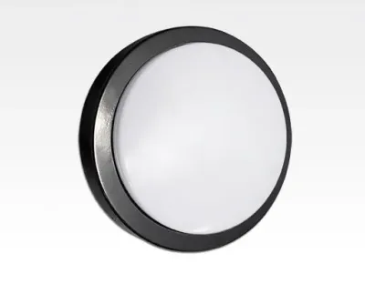 3W LED Wand/Deckenleuchte anthrazit rund Warm Weiß / 2700-3200K 135lm 230VAC IP65 120Grad — Bild 3