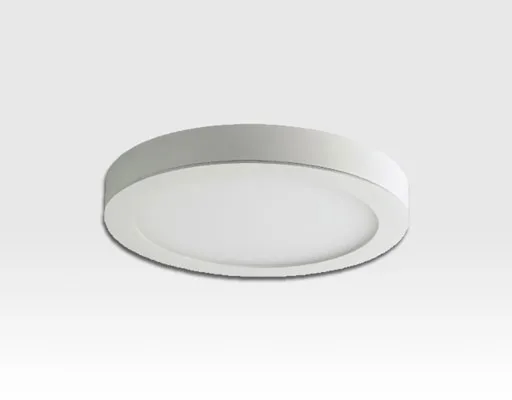 7W LED Aufbau Paneelleuchte weiß rund Warm Weiß / 2800-3300K 645lm 230VAC 100Grad -Ausstellungsstück mit kleinen Schönheitsfehleretzt