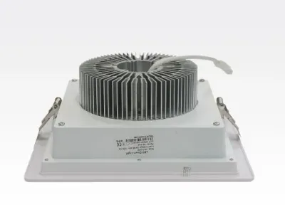 18W LED Einbau Downlight weiß quadratisch dimmbar Warm Weiß / 2700-3200K 1800lm 230VAC IP43 120Grad — Bild 4