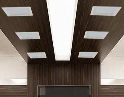 36W LED Einbau Downlight weiß quadratisch dimmbar Warm Weiß / 2700-3200K 3600lm 230VAC IP43 120Grad -Ausstellungsstück mit kleinen Schönheitsfehler — Bild 2