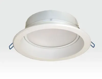 19W LED Einbau Downlight weiß rund Warm Weiß / 2700-3200K 1235lm 230VAC IP40 120Grad -Ausstellungsstück mit kleinen Schönheitsfehler