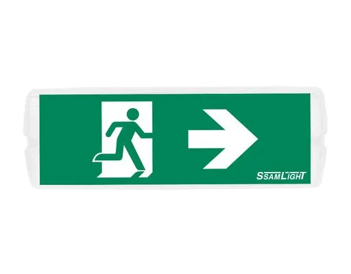 Piktogramm Folie rechts für Fluchtwegleuchte LTFBHT*F385 / 305x140mm
