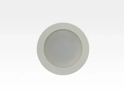 2,5W LED Möbelleuchte weiß 160lm Neutral Weiß 120Grad / 12VDC Aufbau D70 / Einbau LM66 — Bild 4
