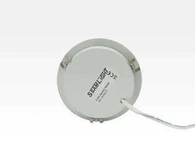 2,5W LED Möbelleuchte weiß 140lm Warm Weiß 120Grad / 12VDC Aufbau D70 / Einbau LM66 -Ausstellungsstück mit kleinen Schönheitsfehler — Bild 5