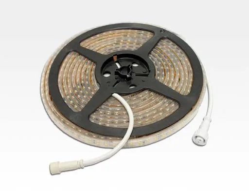 9,6W/m LED Lichtband Neutral Weiß Rolle 5m mit Easy Stecker / 840lm/m 120 LEDs/m IP67 24VDC