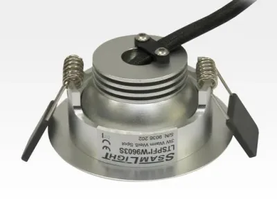 5W LED Fokus Einbauspot silber rund Neutral Weiß / 4000K 310lm 230VAC 16-39Grad — Bild 2