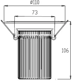 15W LED Einbau Leuchte weiß Neutral Weiß / 650lm IP44 230VAC — Bild 6