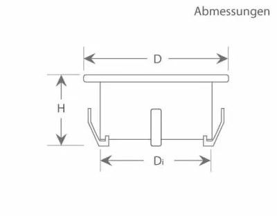 0,07W LED Outdoor Mini-Design Einbau Leuchte rund Warm Weiß / 3lm IP67 Easy Stecker 12VDC — Bild 7