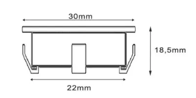 0,07W LED Outdoor Mini-Design Einbau Leuchte rund Warm Weiß / 3lm IP67 Easy Stecker 12VDC — Bild 8