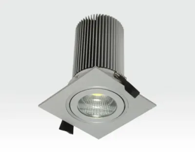 13W LED Einbau Leuchte silber Warm Weiß / IP44 230VAC — Bild 2