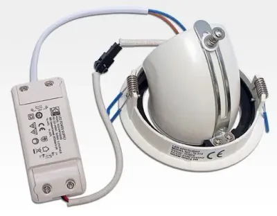 20W LED Einbau Spotleuchte weiß rund Warm Weiß / 2700-3200K 1300lm 230VAC IP40 90Grad — Bild 5