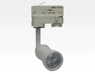 8W LED Fokus Mini 3-Phasen Schienen Leuchte 10-33Grad weiß / NeutralWeiß 4000K 450lm 230VAC