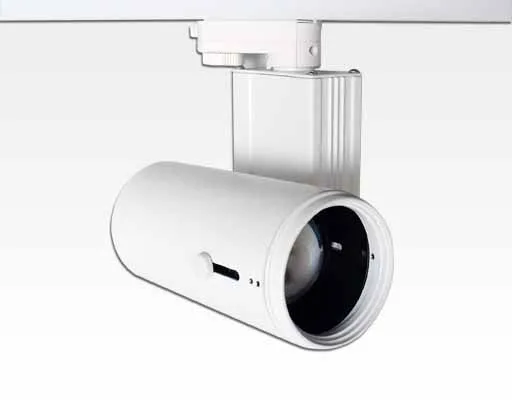 30W LED 3-Phasen Schienen Leuchte 24-60Grad einstellbar / weiss Warm Weiss 2800lm 230VAC