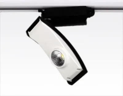 23W LED Leuchte weiss dimmbar für 1 Phasen Schienen 2000lm / Warm Weiss 3000K 230VAC — Bild 4
